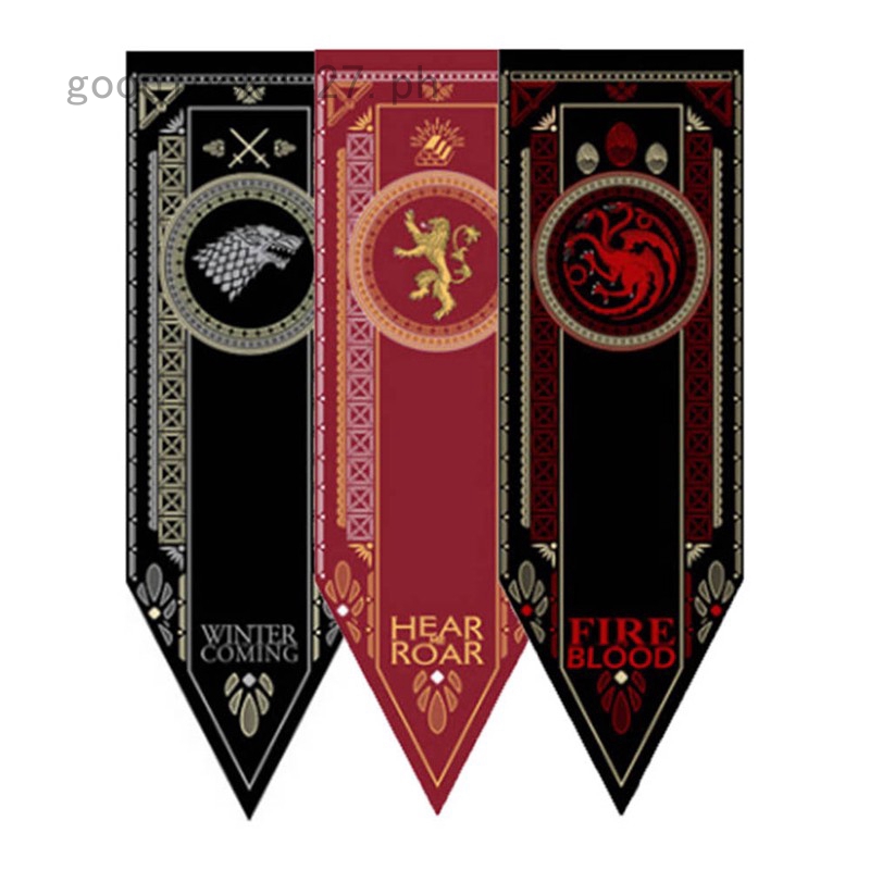 Goodluck0 Game Of Thrones House Stark Targaryen Banner Shopee