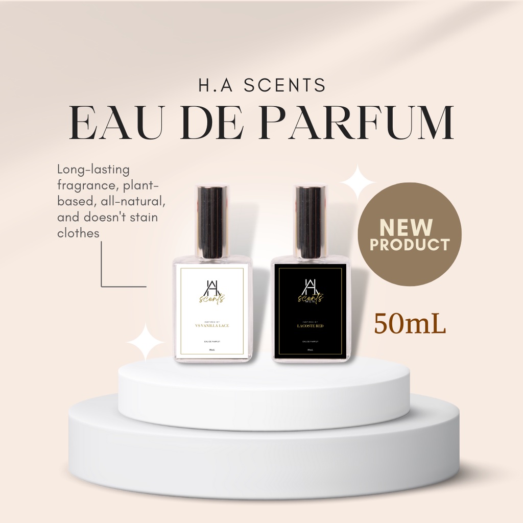 HA Scents | Eau de Parfum oil-based inspired perfume for women 50mL and ...