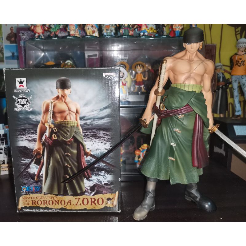 Authentic One Piece Figure Master Star Piece Roronoa Zoro With Box Shopee Philippines
