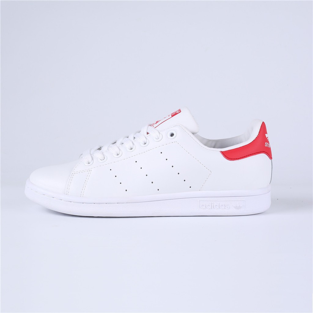 stan smith white red