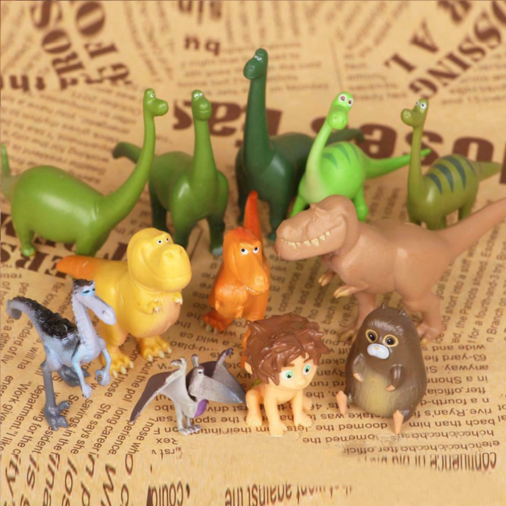 The Good Dinosaur Arlo Spot Budda Ramsey 12 PCS Action Figure Toy Kids Doll Gift 