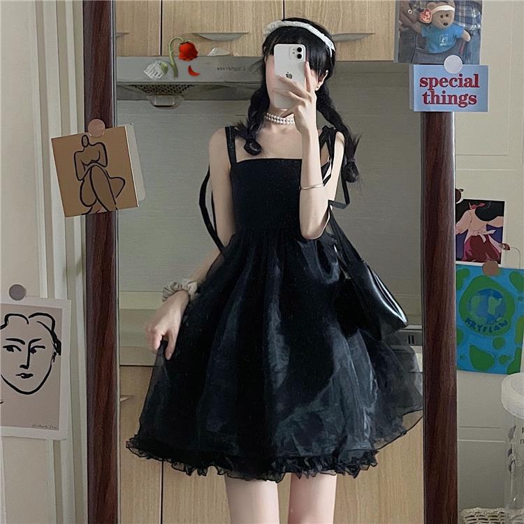 japanese black dress