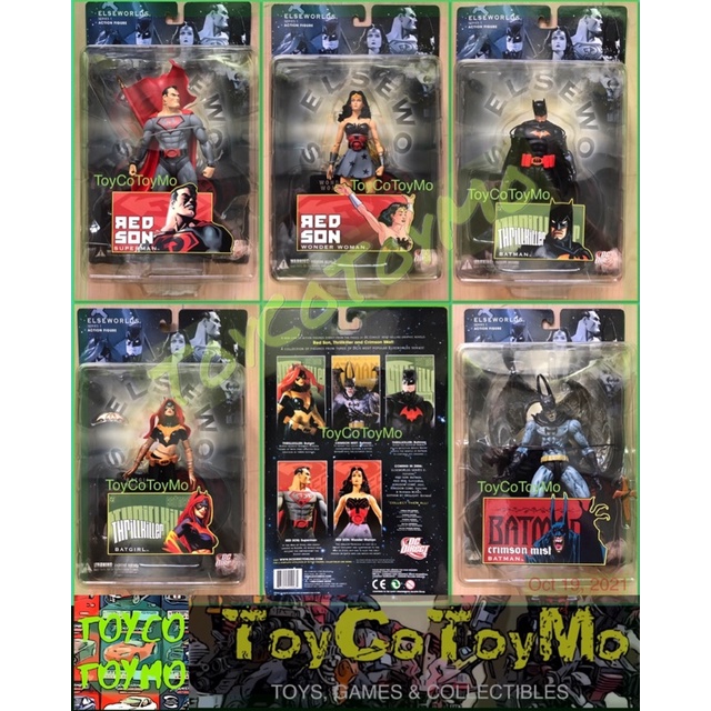 Dc Direct Elseworlds Series 1 Red Son Superman Wonder Woman Crimsom Mist Thrillkiller Batman 0329