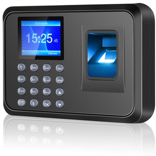 JK MALL Fingerprint Attendance Machine LCD Screen Intelligent Biometric Fingerprint Attenda Recorder