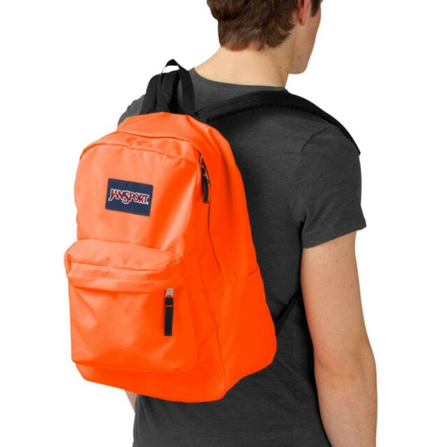 burnt orange jansport backpack