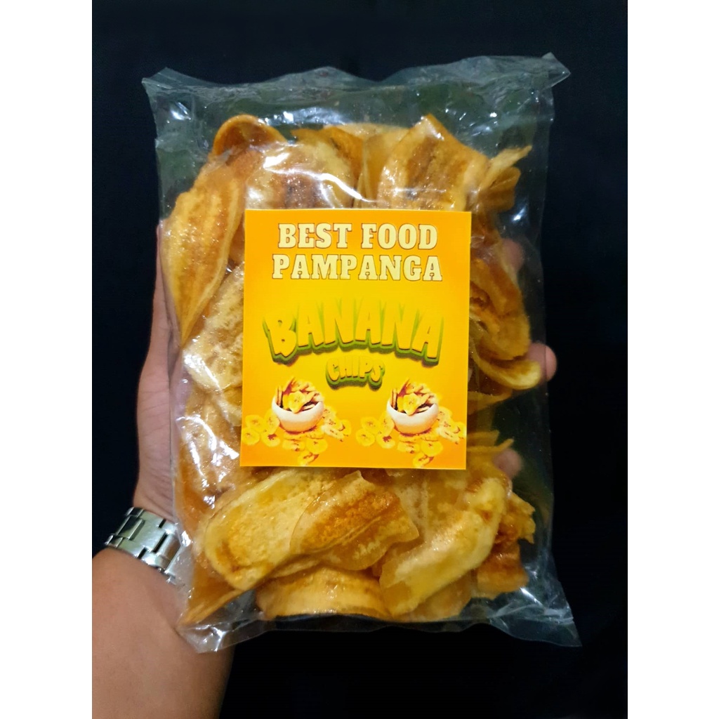 Best Food Pampanga Banana Chips / Banana Crisps 140 grams Shopee