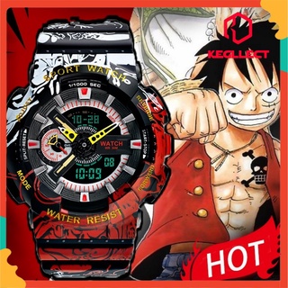 G-Shock Same Design One Piece + Dragon Ball Z Joint Model Waterproof Led Sports Watch