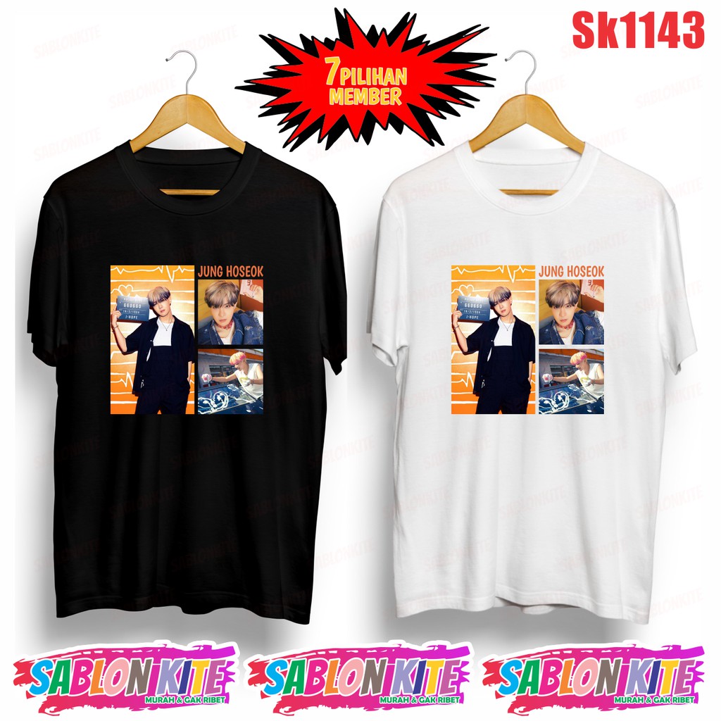 Bts T Shirt Each Member Butter Sk1143 Select Unisex Member Shopee Philippines