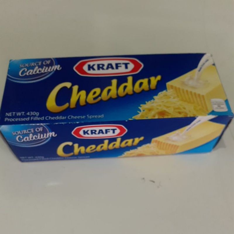Kraft Cheddar Cheese Spread 430gsource of Calcium Shopee Philippines