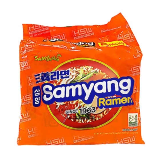 Samyang Ramen Original Beef Flavor 120g 5s Shopee Philippines 1667