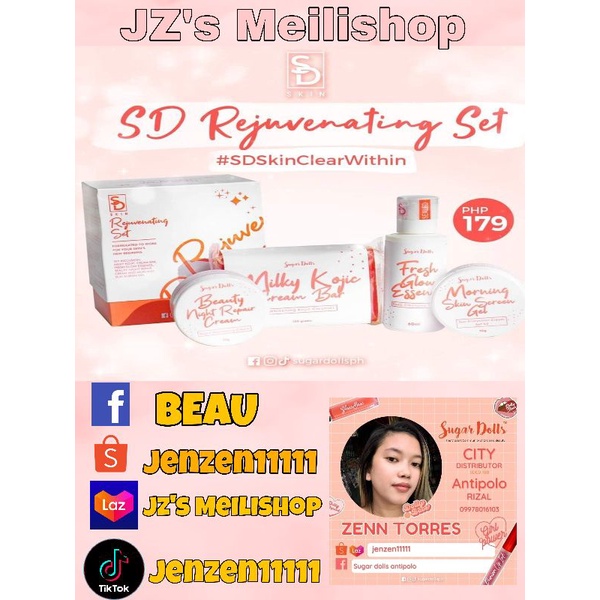 Sd Skin Rejuvenating set (Sugardolls) | Shopee Philippines