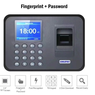 Biometric Attendance System, Fingerprint, USB Reader, Time Clock Employee Control Electronic