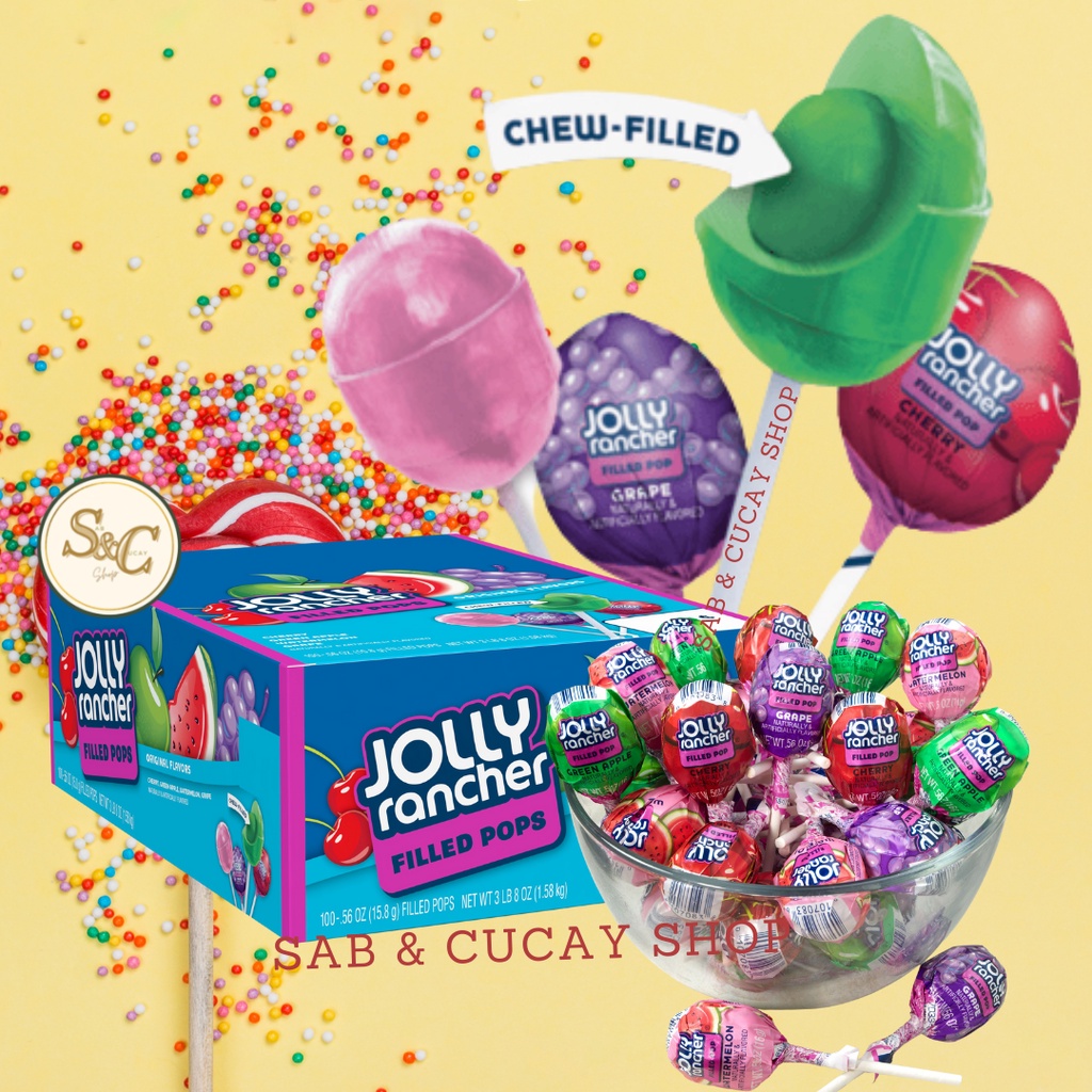 JOLLY RANCHER, CHEWY FILLED LOLLIPOPS 1 PC Shopee Philippines