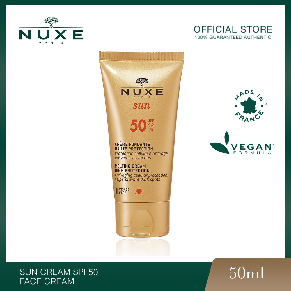nuxe spf 50 face