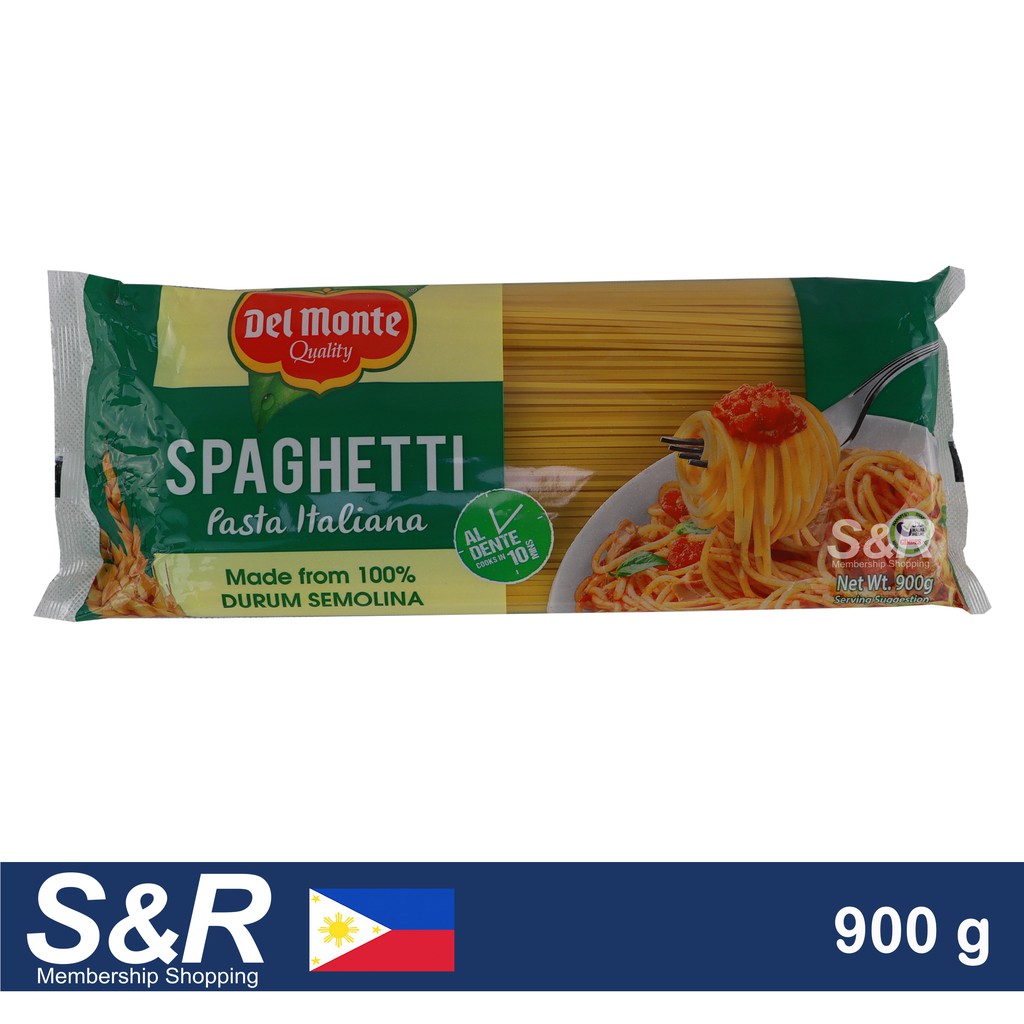Del Monte Spaghetti Pasta Italiana 900g Shopee Philippines