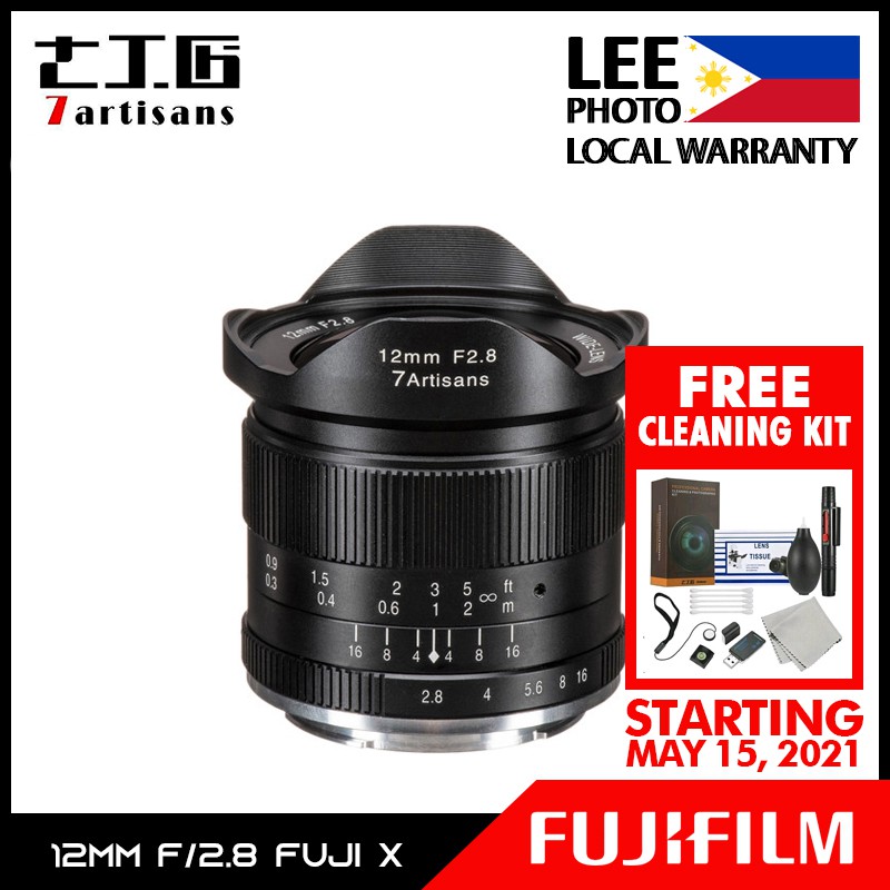 7artisans Fuji 12mm F2.8 Ultra Wide Angle Manual Lens for Fujifilm X ...