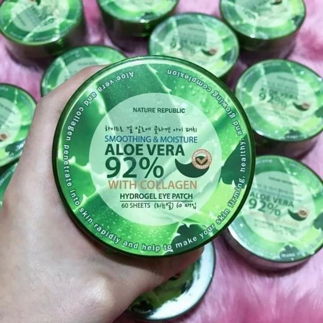 Nature Republic Aloe Vera Hydrogel Eye Patch Shopee Philippines