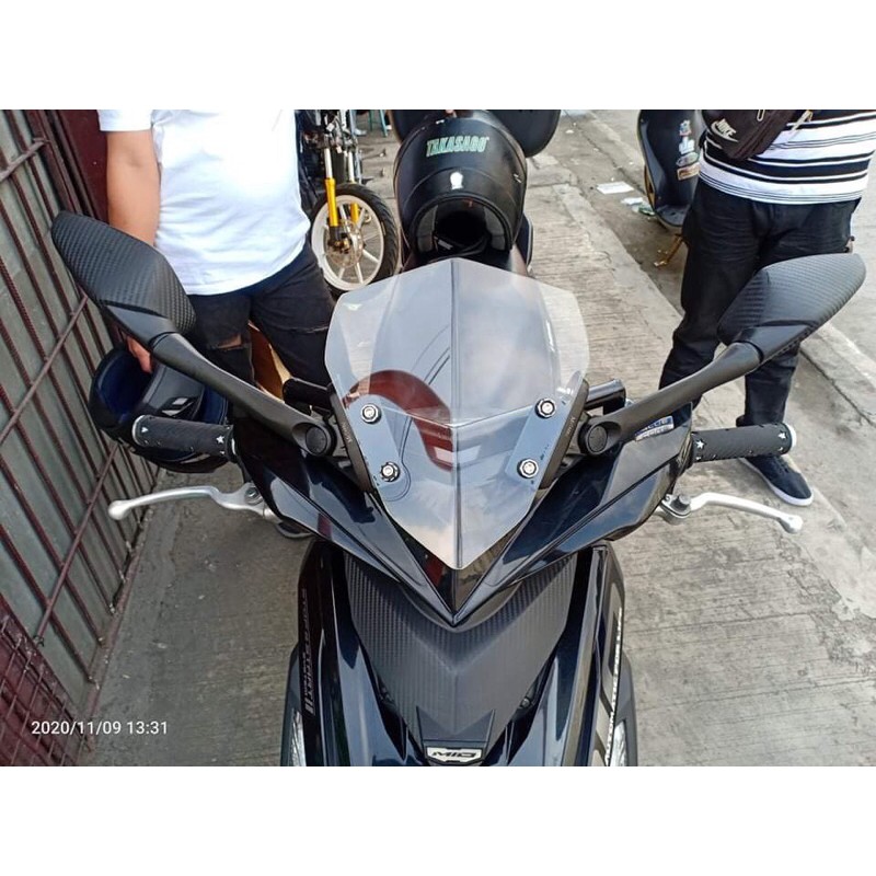 MOTORACK BRACKET, SIDE MIRRO AND ACRYLIC VISOR‼️ (M3,MIO4,HONDA BEAT