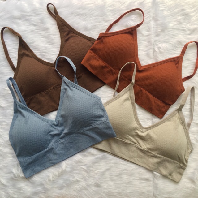 rust colored bralette