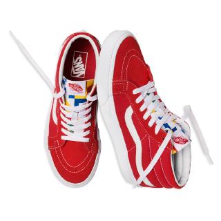 green red blue yellow vans