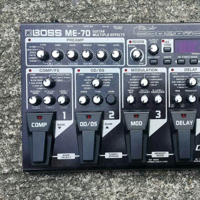 Boss Me 70 Guitar Multi Effects Used Shopee Philippines