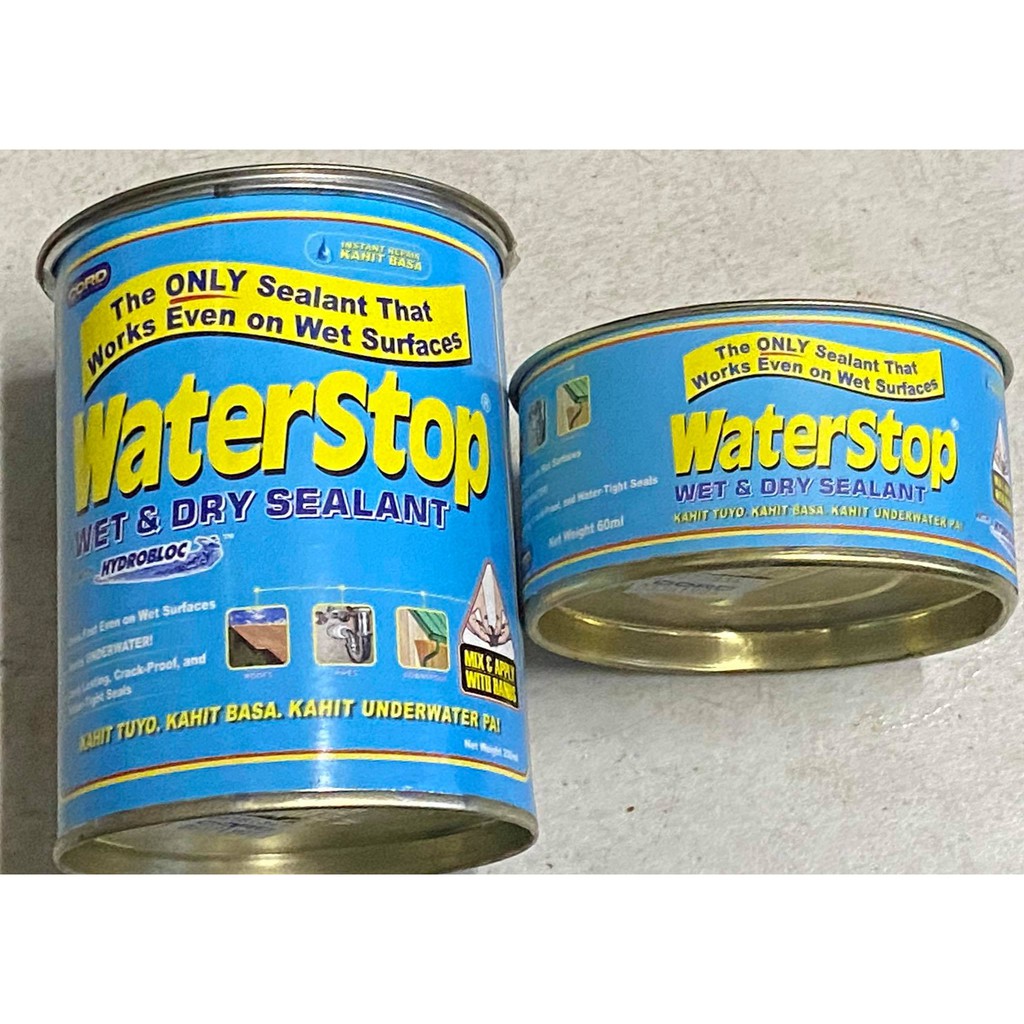 cord waterstop wet and dry sealant works under water surface 60 200 ml