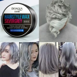 Silver Gray Wax Hair Mud Water Gel Shopee Philippines