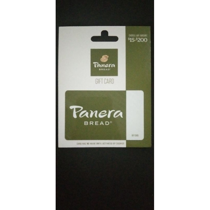 Collectible Panera Bread Gift Card Shopee Philippines