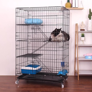 Cat Cage Easy Assemble Kitten Hamster Cage Pet 2/4 Large Layer Kulungan ng pusa Ready Stock COD