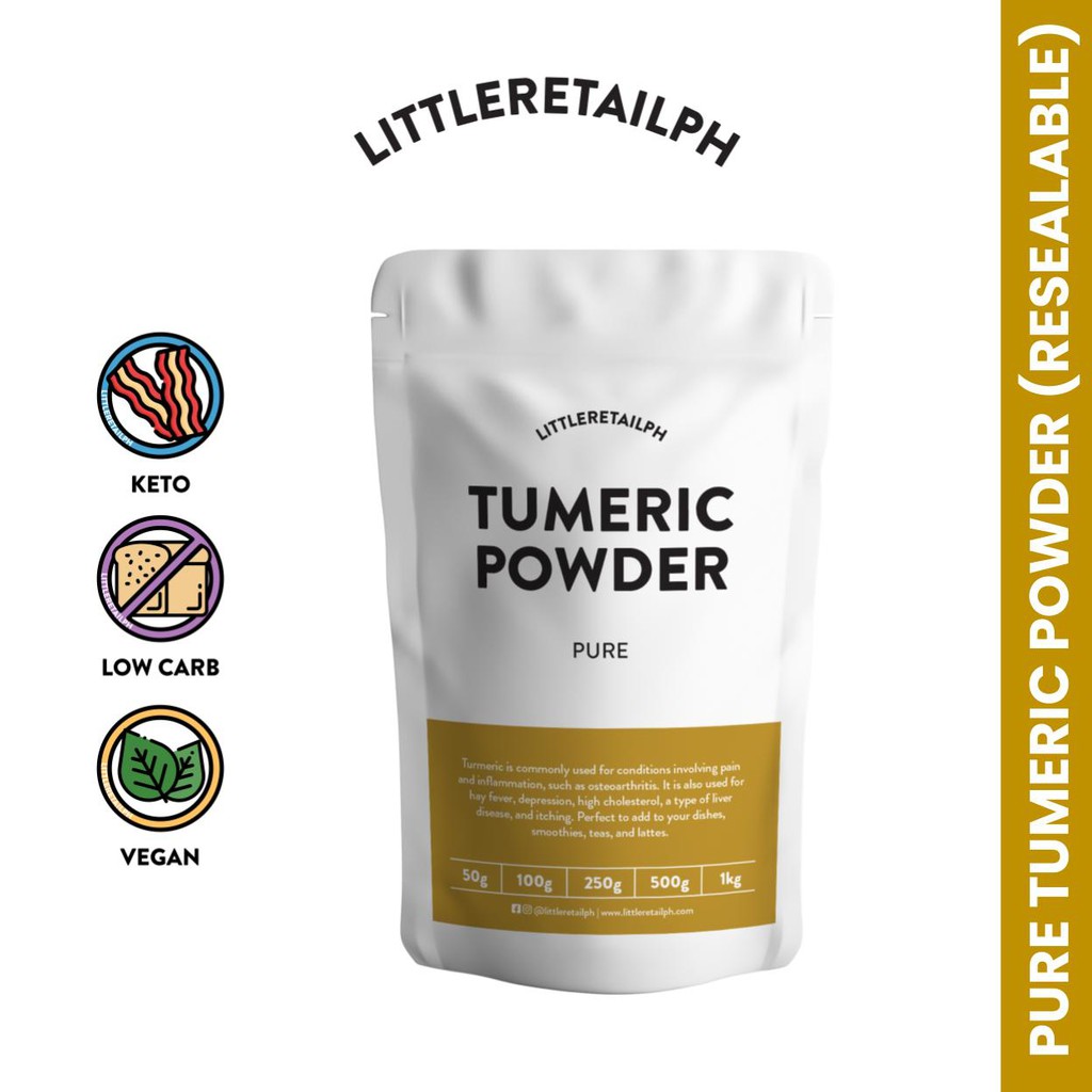 Pure Turmeric Powder Keto & Low Carb Approved Tumeric Shopee Philippines