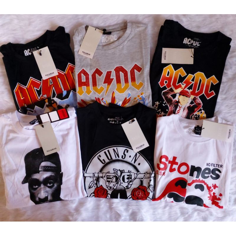 pull and bear band shirts
