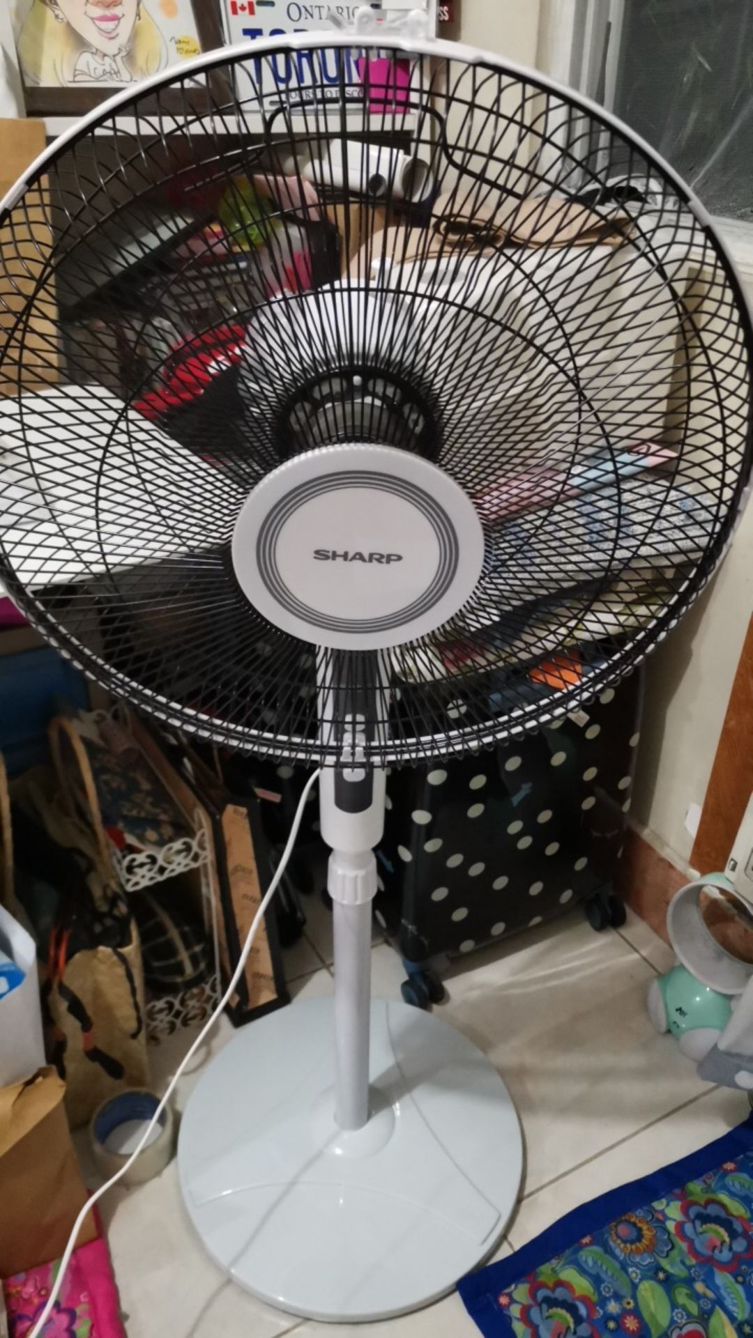 Sharp PJS161M(WH) 16" 2in1 Stand Desk Electric Fan Shopee Philippines
