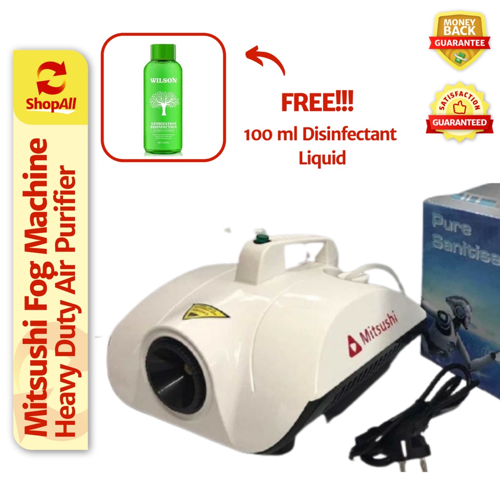 Mitsushi Fog Machine Disinfect FREE 100 ML DISINFECTANT LIQUID