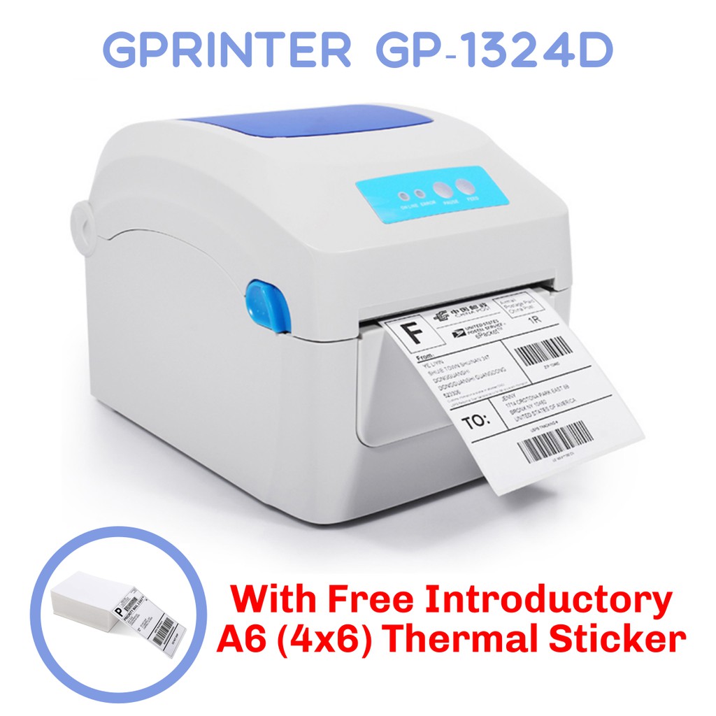 a6 thermal label printer