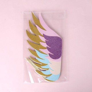 unicorn cake topper sparkly wings unicorn party supplies 137