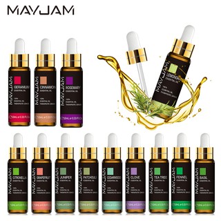 MAYJAM 10ML natural Lavender essential oil Peppermint Rose Tea tree diffuser oil Air Freshner oil based humidifier scent