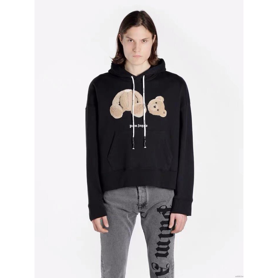 palm angels hoodie teddy bear