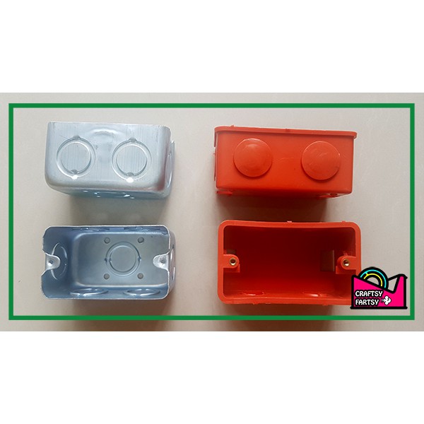 (PER PIECE) Utility Box Metal and PVC Shopee Philippines