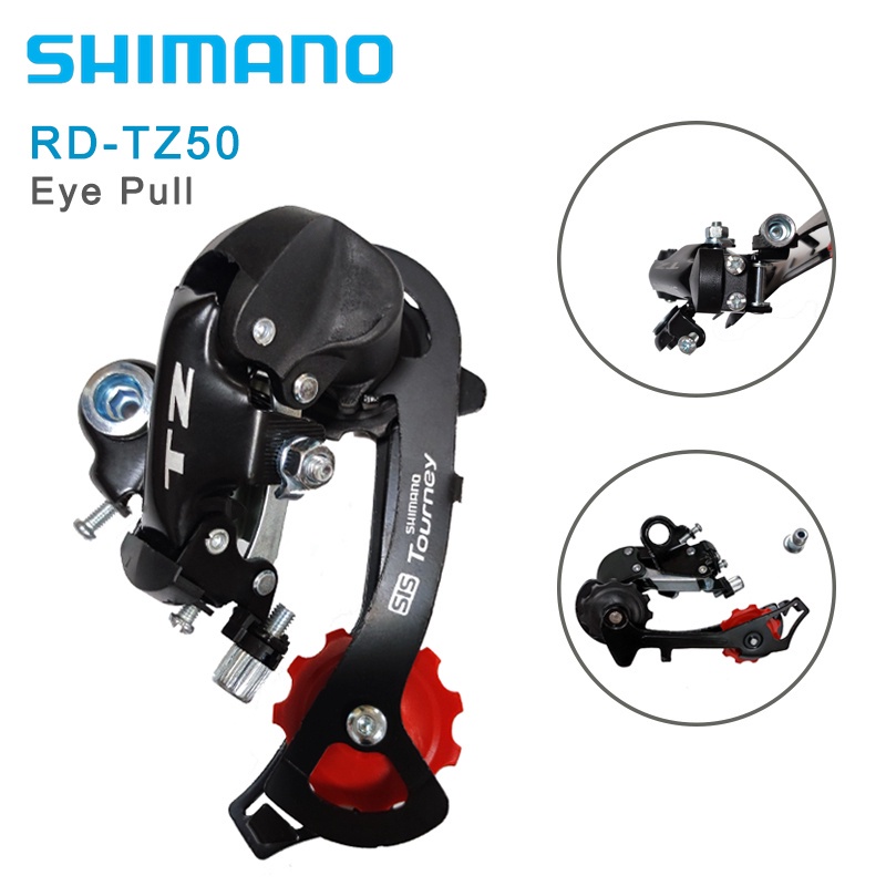 In Stock】Shimano Tourney 6/7/8 speed Rear Derailleur RD-TZ500 