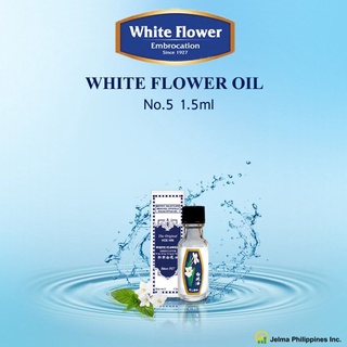 White Flower oil size nO. 5 (1.5ml x 6pcs) #5