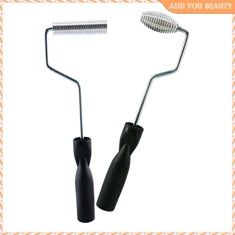 Fiberglass Paddle Roller Kit Set Bubble Roller Tool Fiberglass