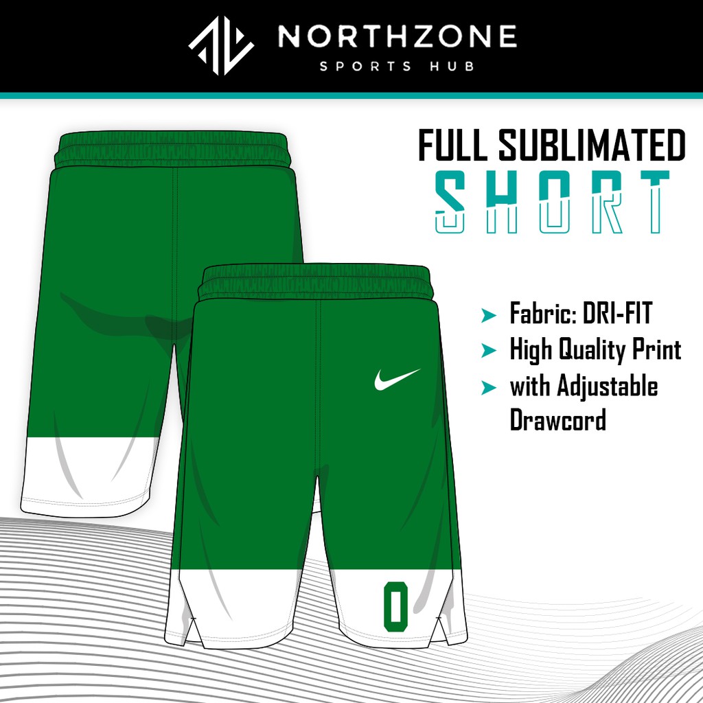 DLSU Green Archers UAAP De La Salle University Full Sublimated Basketball Jersey (SHORT