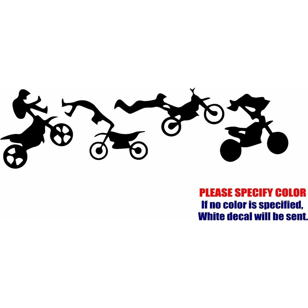 Motocross Motor Bike Decal Sticker Jdm Funny Vinyl Car Windo