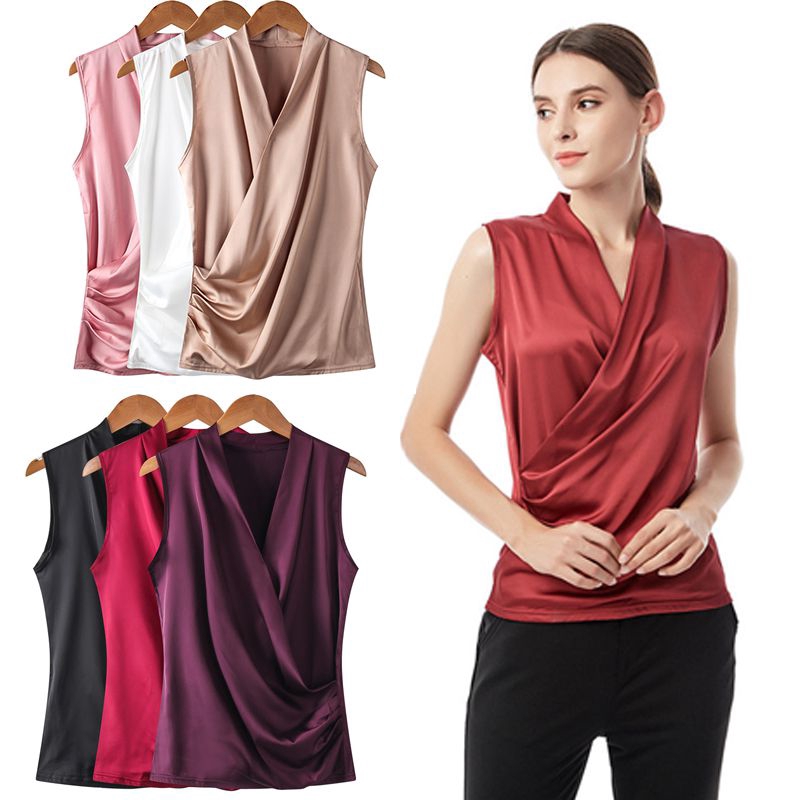 plus size chiffon vest