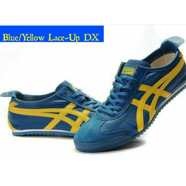 onitsuka tiger blue and yellow