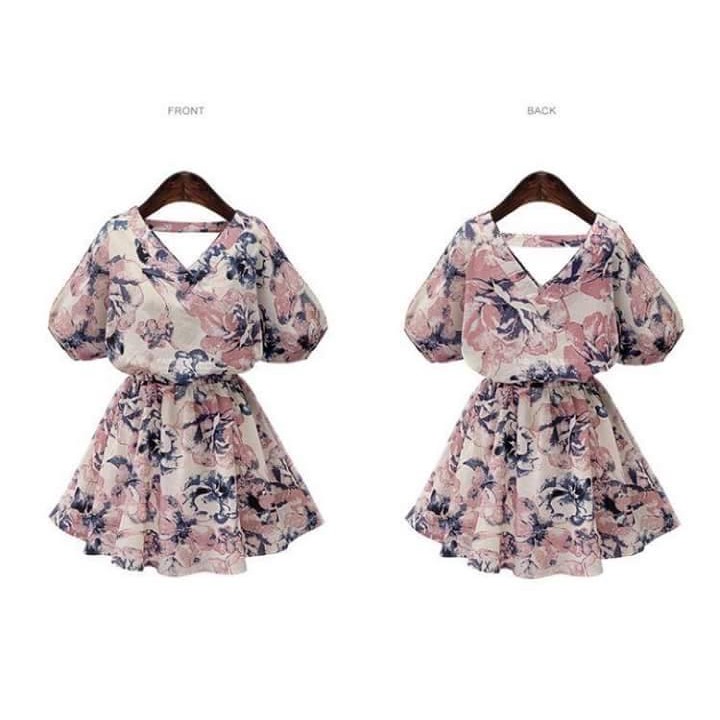 floral tea dress