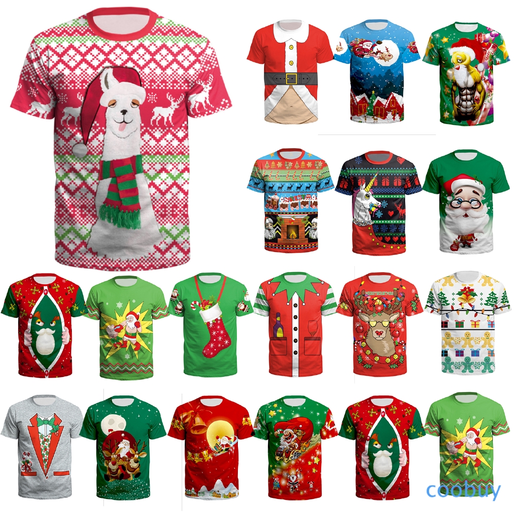 Plus Size Unisex Christmas T Shirt 