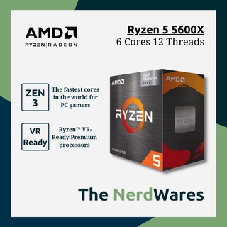 AMD Ryzen 5 5600X 6-Core 12-Threads AM4 CPU Socket  Processor