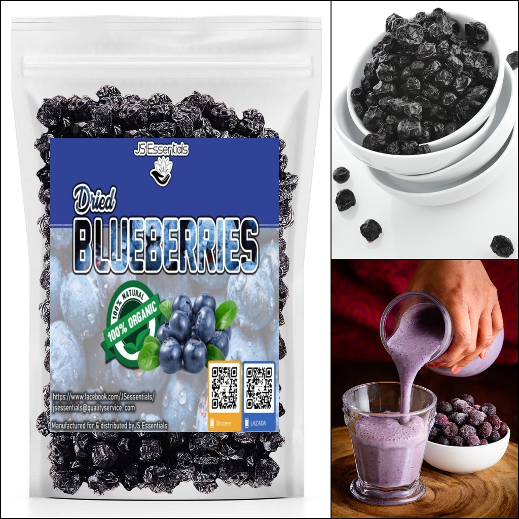 Dried Blueberry Healthy Organic Blueberries Fruit Snack Shopee