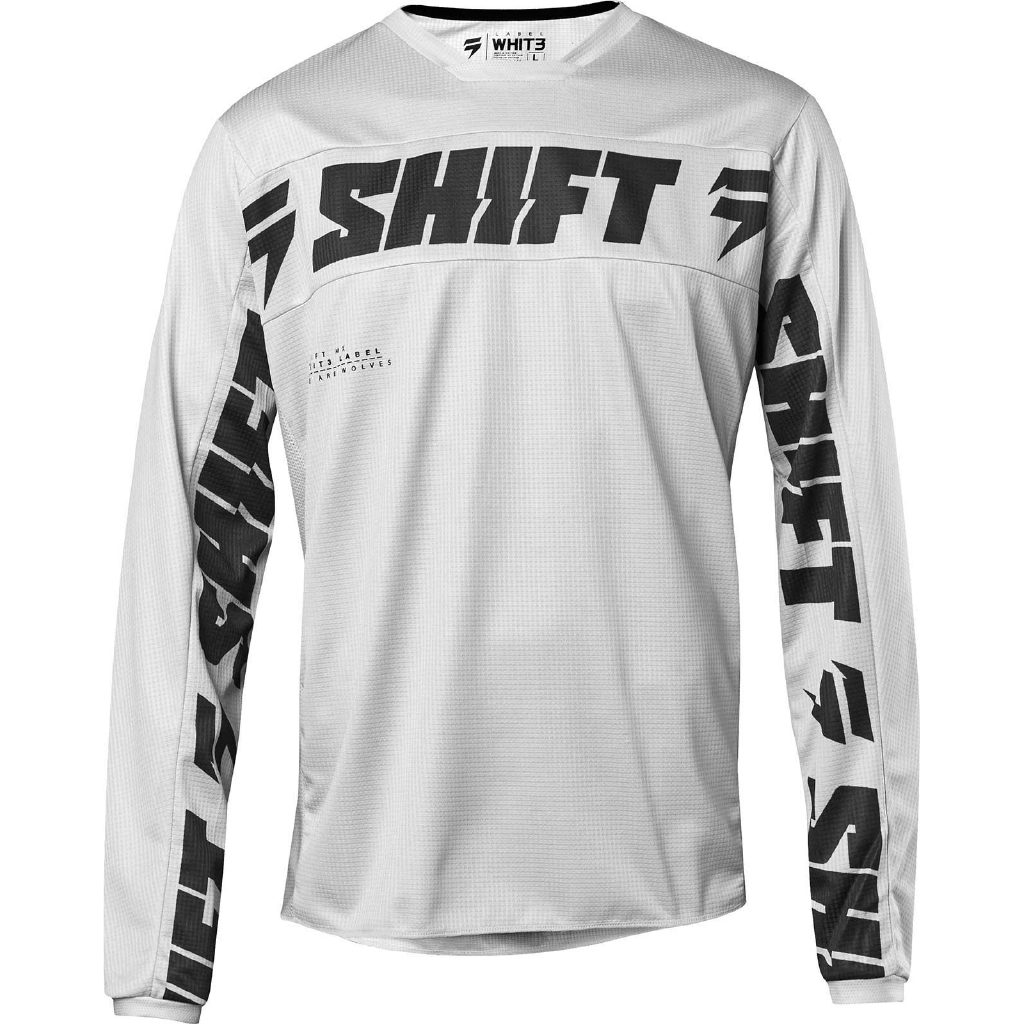 white mtb jersey